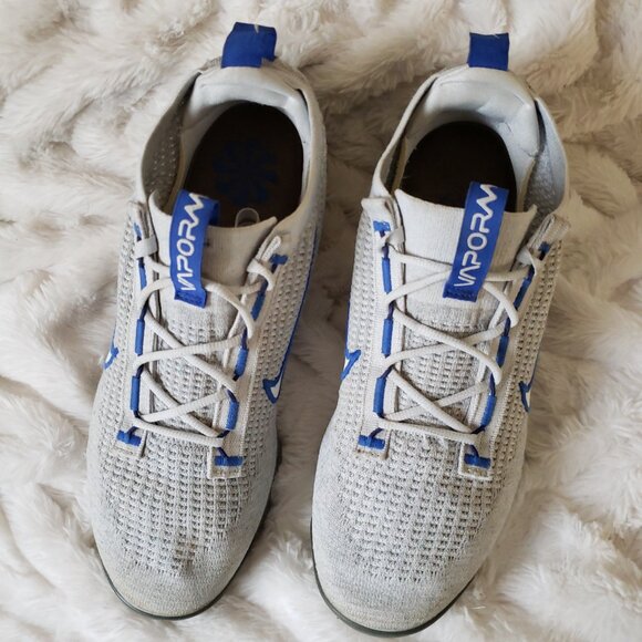 Nike Air Vapormax 2021 Flyknit Bold Blue DH4085-002 Men's Size US 10 / EU 44 - Picture 3 of 14